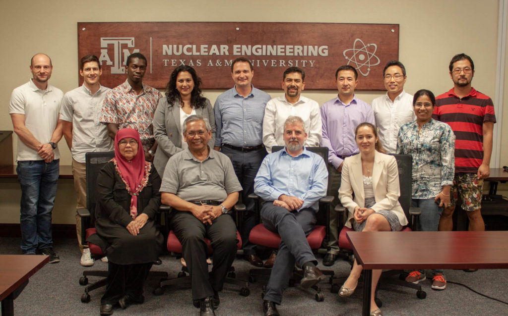 IAEA delegation with NSSPI staff.