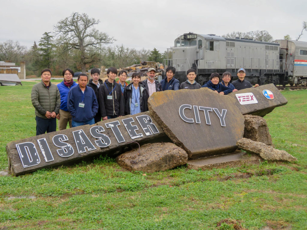 group photo at Disaster City