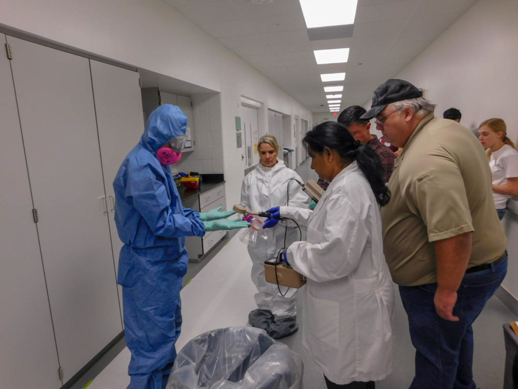 Marianno is tested for contaminants