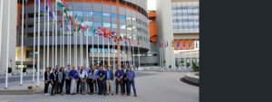 group photo at IAEA headquarters