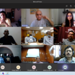 screenshot of virtual meeting