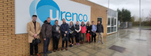 group photo in front of URENCO-UK facility
