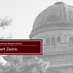 student research profile: Robert Zedric