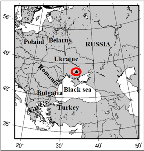 location of ZNPP