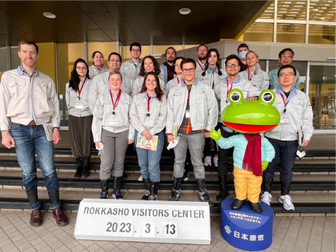 INFE group at the Rokkasho Visitors Center