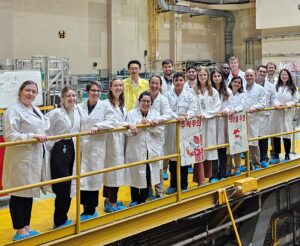 group at research reactor